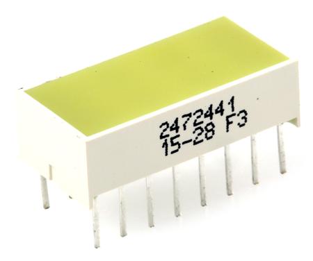 KB-2785YD  Kingbright Light Bar LED Display, Yellow 25 mcd