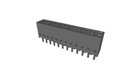 901512124 Molex 90151 Series Vertical Through Hole PCB Header, 24 Contact(s), 2.54 mm Pitch, 2 Row, Shrouded