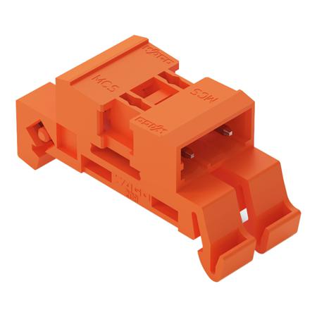 232-582/007-000 WAGO, 7.62mm Pitch, 232, 2 Way, Pluggable Terminal Block, Pin Header, DIN Rail Mount, Plug-In Termination,