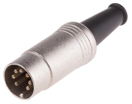 251-4208 RS PRO 7 Pole Din Plug, Male, Cable Mount