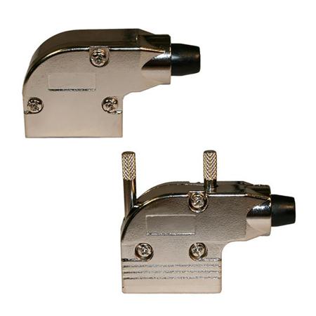 981-009-130R121 Norcomp 981 Series Zinc Right Angle D Sub Backshell, 9 Way