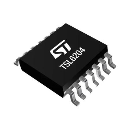 TSL6204IYPT  STMicroelectronics, Operational Amplifier, 14-Pin TSSOP-14