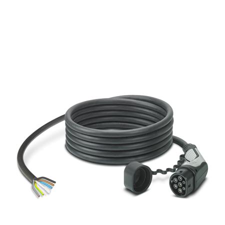 1169807 Phoenix Contact 32 A Mode 3, Type 2, EV Charging Cable 4.5m