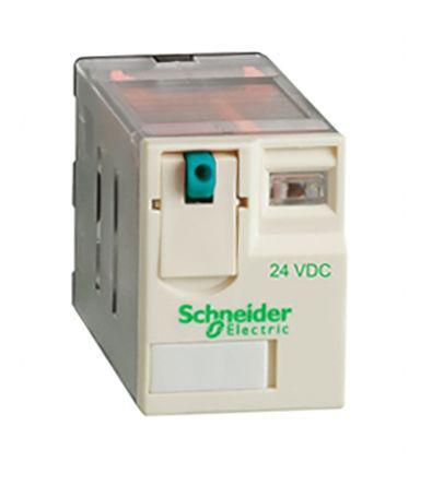 RPM22FD Schneider Electric DPDT Plug In Non-Latching Relay, 110V dc Coil, 15 A
