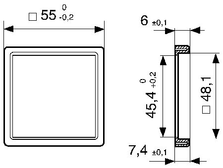 26546845 Crouzet Adapter For Use With Electromechanical Hour Counter