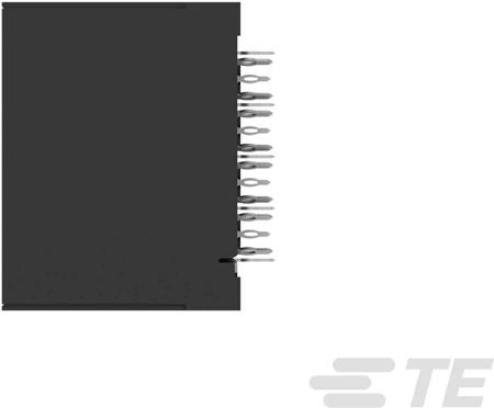 2187799-1 TE Connectivity, STRADA Whisper, 64 Way, 4 Row, Vertical PCB Header