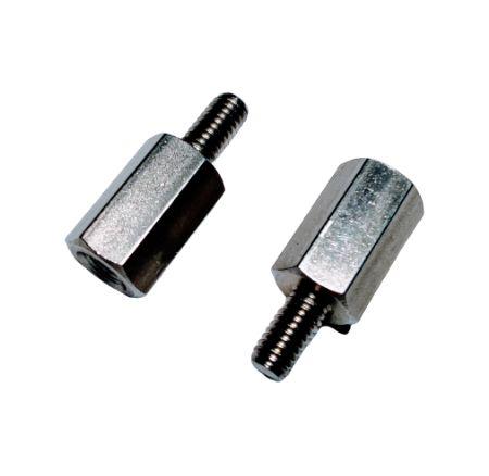 224-0475 RS PRO Standoff, M3 x M3 Thread, 20mm Body, Stainless Steel, Male/Female, 6mm Stud