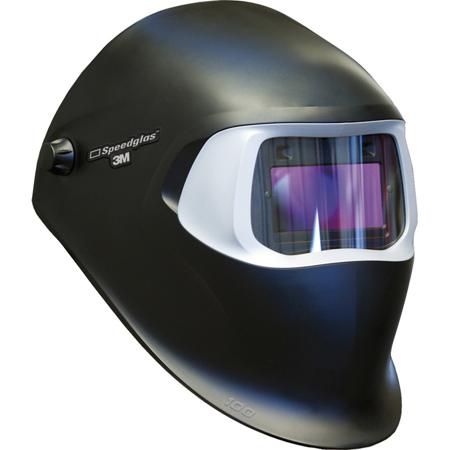 751120 3M Speedglas 100 V Welding Helmet, Auto-Darkening Lens, Adjustable Headband, 45 x 93mm Lens
