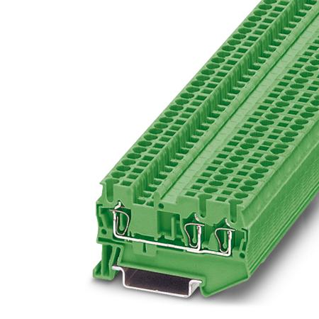 3037326 Phoenix Contact  ST 2.5-TWIN GN Series Green, Single-Level, Spring Clamp Termination