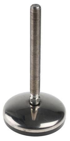 A105/024 Nu-Tech Engineering M16 Stainless Steel Adjustable Foot, 1000kg Static Load Capacity 3.5° Tilt Angle