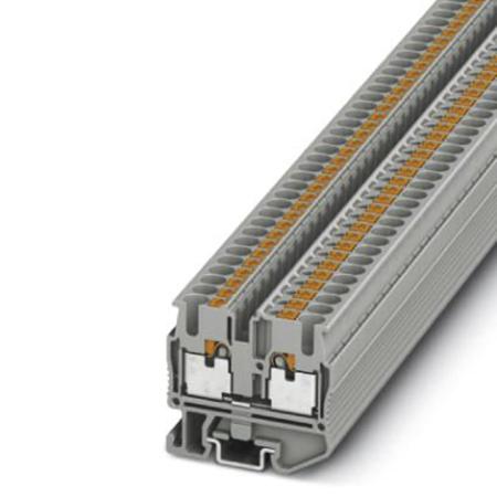 3248125 Phoenix Contact  MPT 2.5 Series Grey, 2.5mm², Single-Level, Push In Termination