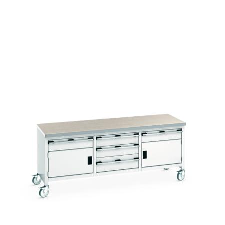 41002135-16V Bott 41002135.16V Portable Sheet Steel Workbench, 840mm x 750mm x 2000mm