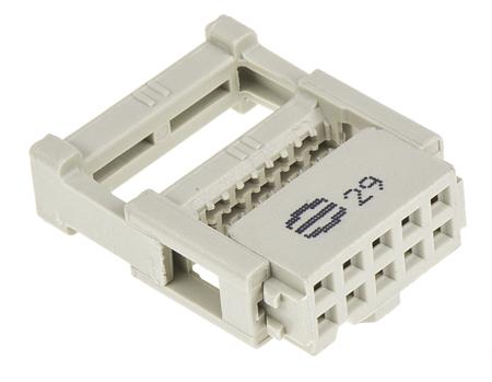 09185106813 HARTING 10-Way IDC Connector Socket for Cable Mount, 2-Row