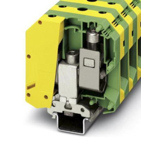 0441041 Phoenix Contact  USLKG Series Green/Yellow, 25 → 95mm², Single-Level, Screw Termination, ATEX