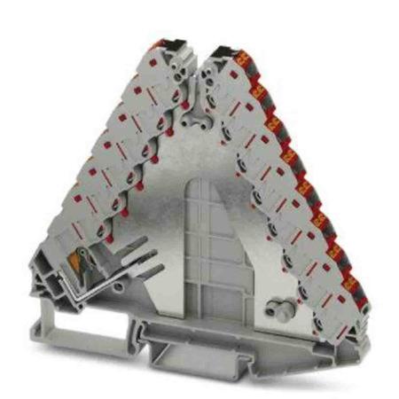 3270224 Phoenix Contact Distribution Block, 29 Way, 2.5mm², 17.5A, 250 V, Grey