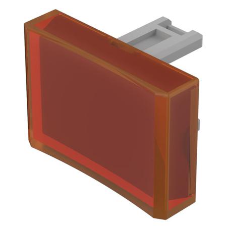 31-902.3 Indicator Lens Rectangle Style, Orange, 21.5 Long