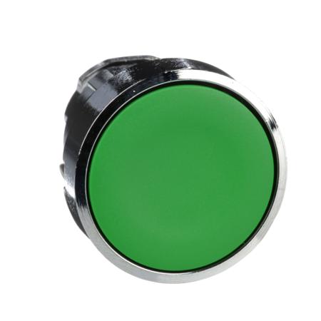 ZB4BA3 Schneider Electric Harmony XB4 Series, Green Push Button Head, Spring Return, 22mm Cutout