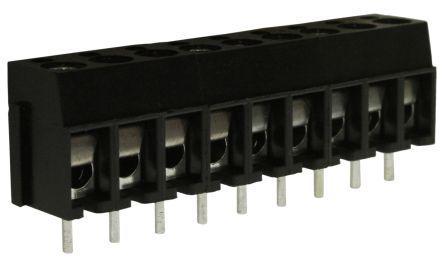 897-0727 RS Pro 5mm Pitch Straight, PCB Terminal Block, PCB Mount, 9 Way