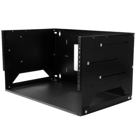 WALLSHELF4U StarTech.com Black 4U Steel Server Rack , with 2-Post Frame