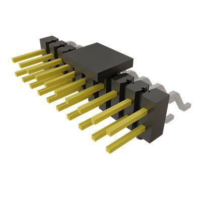 TSM-110-01-S-DH-A-P-TR Samtec TSM Series Horizontal Surface Mount PCB Header, 20 Contact(s), 2.54mm Pitch, 2 Row(s), Unshrouded