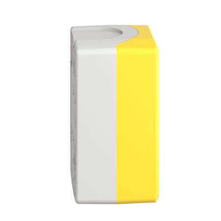 XALK02 Schneider Electric XAL Push Button Enclosure, 2 Hole Yellow, 22mm diameter None Plastic