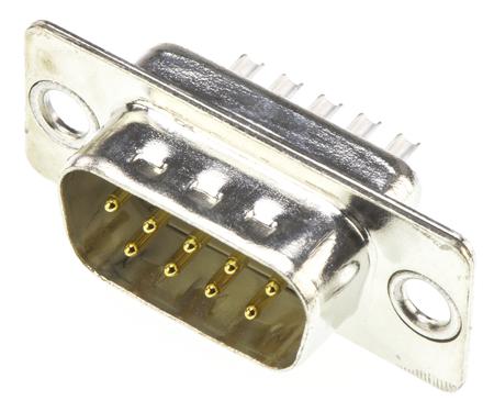 09670095604 HARTING 9 Way Panel Mount D-sub Connector Plug, 2.77mm Pitch