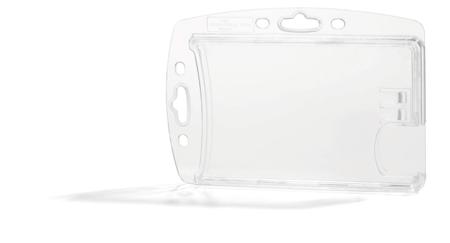 892419 Durable Transparent Polystyrene Name Badge
