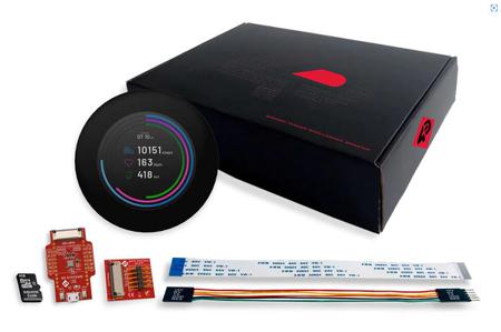 SK-480RD-CLB 4D Systems ,  Starter Kit 1.47in TFT Starter Kit With DIABLO-16 Graphics Processor for Display