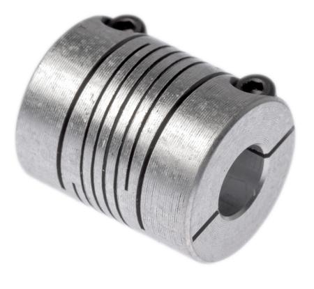 725.19.2828 Huco Beam Coupling, 19mm Outside Diameter, 8mm Bore, 22.9mm Length Coupler