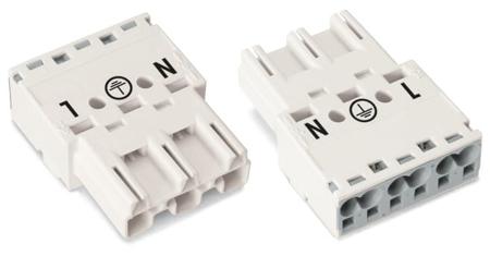 770-233 WAGO 770 Series Plug, 3-Pole, Cable Mount, 25A, IP20