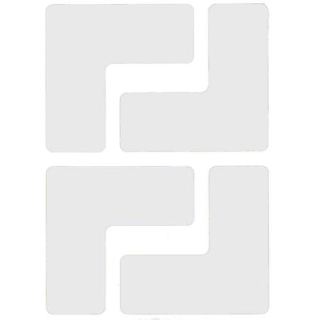 104435 Brady Polyester Social Distancing Floor Mat Ground Marking Floor Sign, Self-Adhesive