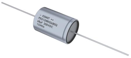 PEG124PL347VQL1 KEMET 470μF Aluminium Electrolytic Capacitor 100V dc, Axial, Through Hole -