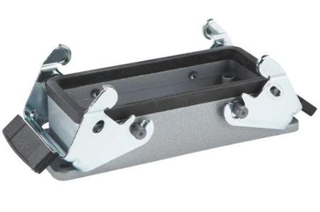 10072000-10194000-10195000-190 H-BE Series 16 Way Male/Female 16A Panel Socket Kit, includes Base, Gland, Inserts x 2