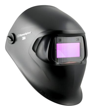 7100259107 3M 100 Flip-Up Welding Helmet, Auto-Darkening Lens, Adjustable Headband, 44 x 93mm Lens