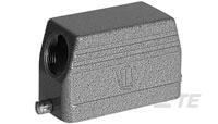 2-1102292-7 TE Connectivity 2-110 Heavy Duty Power Connector Housing, 6 Contacts, PG21 Thread, Side Entry