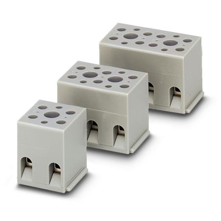2716020 Phoenix Contact UK Series G 5/ 2 Non-Fused Terminal Block, 2-Way, 32A, 24 → 12 AWG Wire, Screw Down Termination