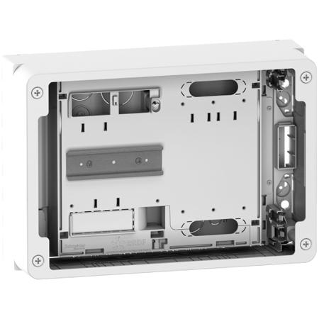 R9H18416 Schneider Electric White Adaptable Enclosure Box, 250mm x 357mm x 135mm