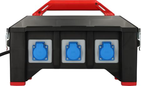 9150161096 brennenstuhl 2m 6 Socket Type E - French Extension Lead Kit, 415 V, IP44