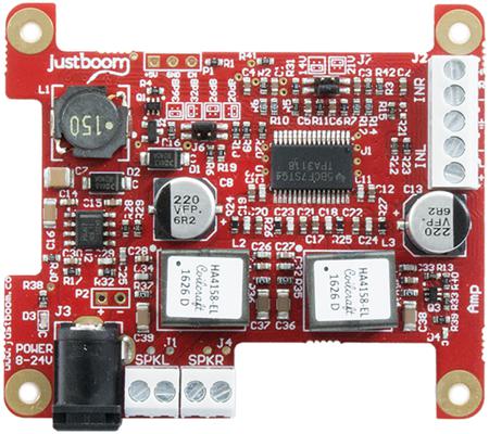 JustBoom Amp Pi Supply  Addon Board Audio Amplifier for Raspberry Pi