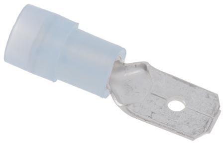 3240059 Phoenix Contact C-SCMI Blue Insulated Male Spade Connector, Tab, 6.3 x 0.8mm Tab Size, 1.5mm² to 2.5mm²