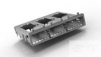 2007473-1 TE Connectivity QSFP+ Cage 3-Port,