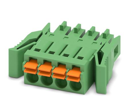 1952047 Phoenix Contact, 3.5mm Pitch, FMC 1.5/ 4-ST-3.5-RF, 4 Way, , Pluggable Terminal Block, Plug, Cable Mount, Spring Cage