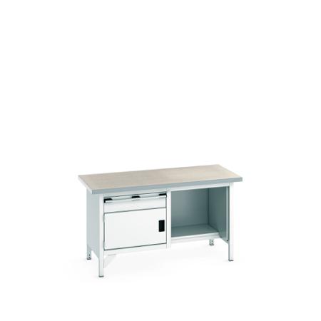 41002039-16V Bott 1 Door, 1 Drawer Steel Floor Standing Storage Racking, 1500 x 750 x 840mm