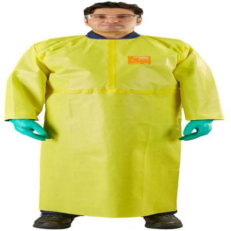 YE30T-00243-08-G01 Ansell Yellow Coverall, EN 1073-2, EN 1149-5, EN 14126, XXXXL