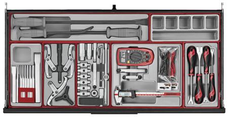 TKW37B1008T Teng Tools 3 Piece Electricians Tool Kit Tool Kit with Trolley
