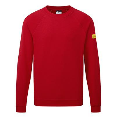 AS24DRRS Portwest AS24 Red Work Sweatshirt S