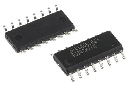 DS34C87TM/NOPB Texas Instruments  Line Transmitter, 16-Pin SOIC