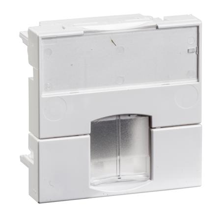 VDI88140P Schneider Electric PC/ABS Square Adaptable Box, 45mm x 45mm x 25mm, with 1 Knockouts, Size:45 x 45mm