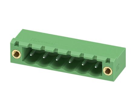 1924017 Phoenix Contact, 5.0mm Pitch, MSTB 2.5 HC/ 6-GF, 6 Way, Pluggable Terminal Block, Header, Solder Termination,