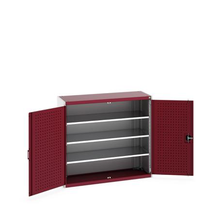 40014048-24V Bott 2 Door Sheet Steel Floor Standing Cupboard, 1300 X 525 X 1200mm